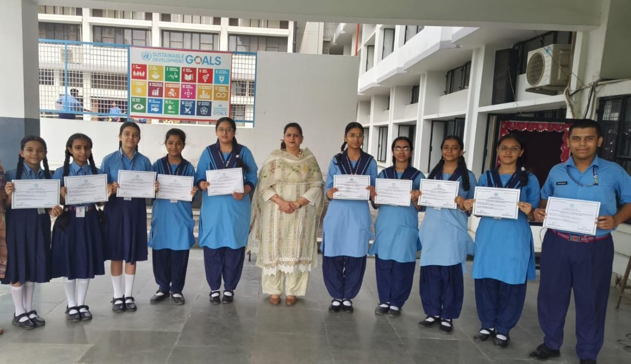 ​Words of Wisdom: BVM Kitchlu Nagar Young Authors Recognised under CBSE Budding Authors Programme 2024-25.
